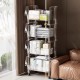 Plastic Trolley 4 Layer